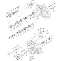 (40) - Schalttrommel - Adly Subaru 500cc