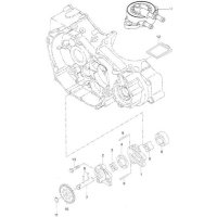 (1) - OIL PUMP CASE 1 - Adly Subaru 500cc