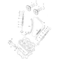 (21) - Zapfen Kettenspanner - Adly Subaru 500cc