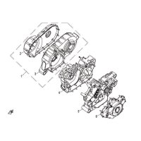 (6) - Kurbelgehäuse Deckel links - CFMOTO Motor Typ...