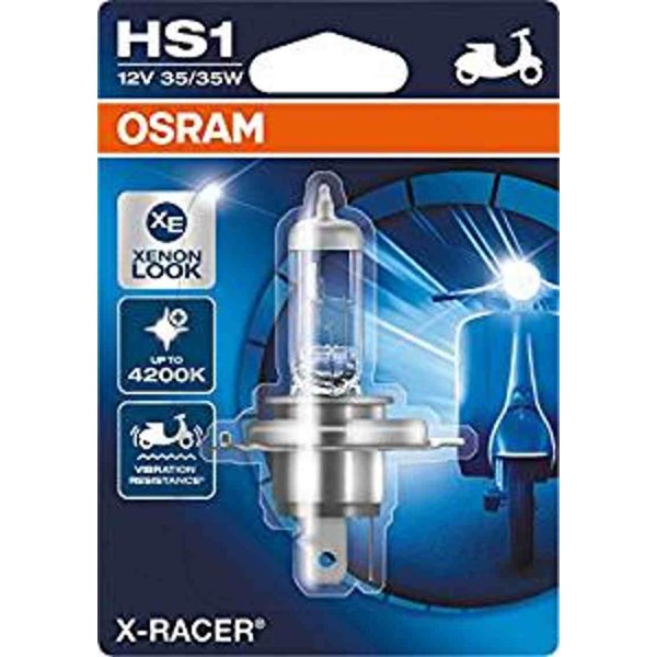 X-RACER® HS1 single blister HS1 ECE 12 volt 35/35 watt PX43t base low beam/high beam