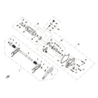 15. GASKET, GEARSHIFT COVER - CF800