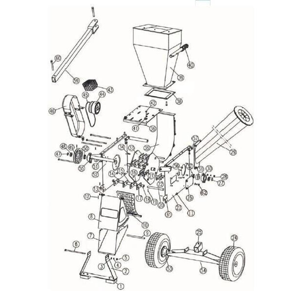 22. FLAT HD SCREW (8x25 ) - GEO ECO 7