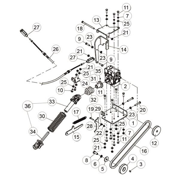 36. COMPLETE SHAFT - GEO ECO 17 2016-2019