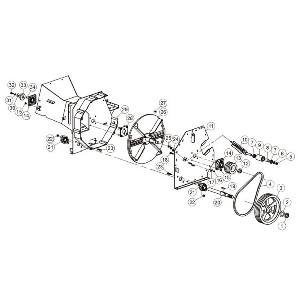 9. TENSION WHEEL - GEO ECO 17 2010-2013