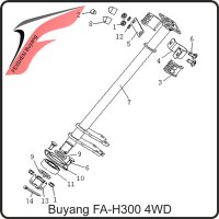 (1) - Bundmutter M8 - Buyang FA-H300 EVO