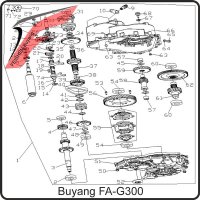 (40) - Antriebskette für Rückwärtsgang - Buyang FA-G300 Buggy