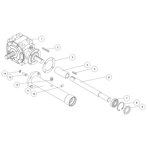 13. BOLT M12x35 - GEO AG