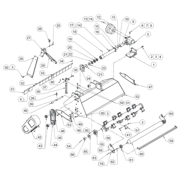 32. SHAFT FOR FENDER EFGC105 - GEO EFG