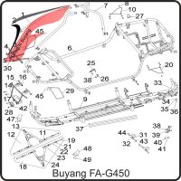 (22) - Distanzhülse Querlenker - Buyang FA-G450 Buggy