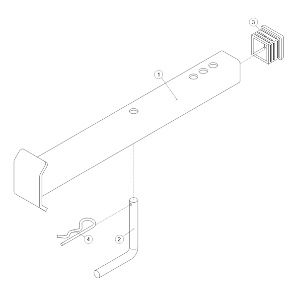 1. RAKER WELDMENT - GEO MA 160H-220H