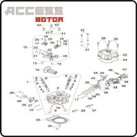 (15) - Halter Nockenwelle komplett - Access Motor