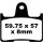 Blackstuff Bremse E11 90R-02A0207 Organischer Belag