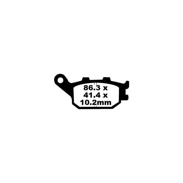 Blackstuff Bremse E11 90R-02A0207/19169 Organischer Belag