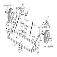 50. SUPPORTING BRACKET FOR TYRE - GEO ATV (2008-2011)