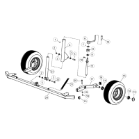 17. SUPPORTING BRACKET FOR TYRE - GEO ATV (2012-2017)