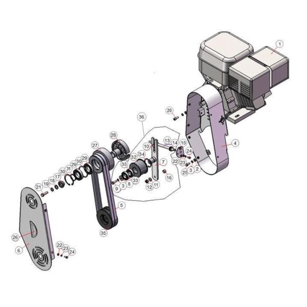 9. BOLT M8X25 - GEO ATV FAM