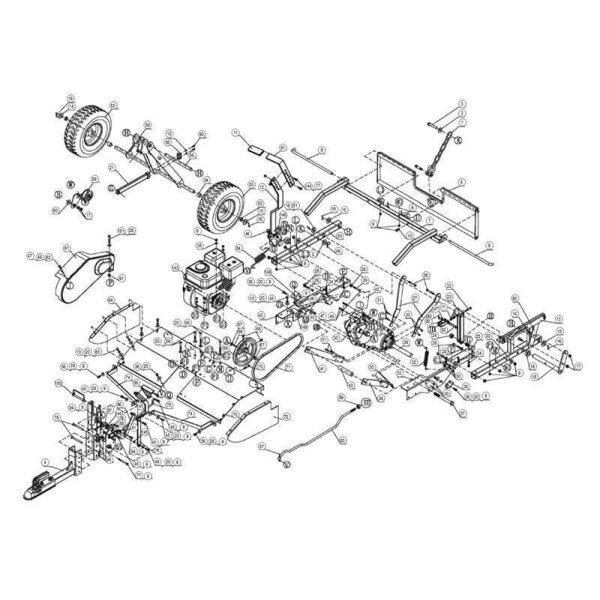 33. LEFT CLAMP PLATE - GEO ATV FRAESE