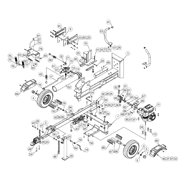 66. GEAR PUMP STAND - GEO ATV LSM-22