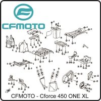 (1) - Abdeckung - CFMOTO CForce 450 ONE XL