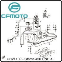(1) - Benzintank (from 02.07.2019) - CFMOTO CForce 450...