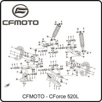 (13) - Radlager - CFMOTO CForce 520L