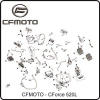 (26) - Blechschraube ST4,8x16 - CFMOTO CForce 520L