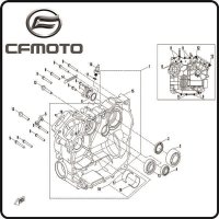 (3) - Schrägkugellager - CFMOTO Motor Typ191R