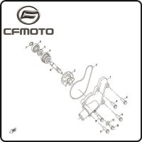 (3) - Wasserpumpendichtung - CFMOTO Motor Typ191R