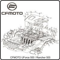 (13) - SELF-TAPPING SCREWST4.8x13 - CFMOTO UForce 500
