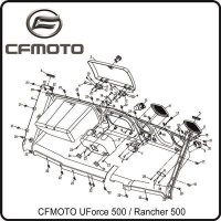 (23) - Blechschraube ST4,8x16 - CFMOTO UForce 500