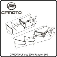 (1) - Blechschraube ST4,2x13 - CFMOTO UForce 500