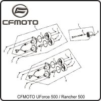 (1) - Blechschraube ST4,2x13 - CFMOTO UForce 500