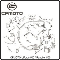 (1) - Schraube M6x25 - CFMOTO UForce 500