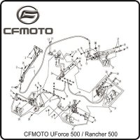 (8) - Halterung - CFMOTO UForce 500