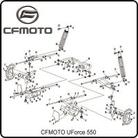 (13) - Radlager - CFMOTO UForce 550