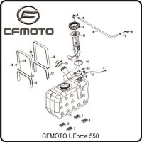(1) - Benzintank - CFMOTO UForce 550
