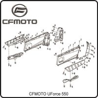 (7) - Blechschraube ST4,8x16 - CFMOTO UForce 550