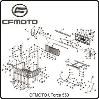 (17) - Schraube M8x16 - CFMOTO UForce 550