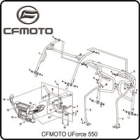 (12) - Rahmen vorne unten - CFMOTO UForce 550