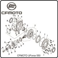 (26) - Simmering 35x61x9 (14) Braun - CFMOTO UForce 550