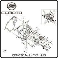 (6) - Schraube M6x75  - CFMOTO Motor Typ191S