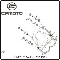 (1) - Ventildeckeldichtung  - CFMOTO Motor Typ191S