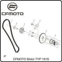 (1) - Steuerkette Motor  - CFMOTO Motor Typ191S