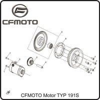(2) - Starter Motor  - CFMOTO Motor Typ191S