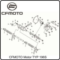 (13) - Stahlkugel 38 - CFMOTO Motor TYP 196