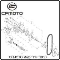 (4) - Antriebskette Ölpumpe - CFMOTO Motor TYP 196