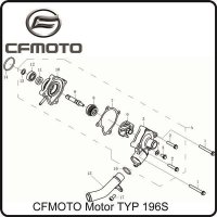 (1) - Aussensechskannt Schraube M6x50 8.8 - CFMOTO Motor...