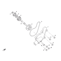 (4) - Wasserpumpen Simmerring SNO:10604 - CFMOTO Motor...