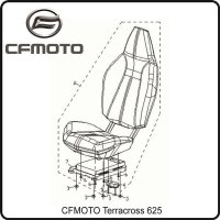 (4) - Sitzbankschloss - CFMOTO Terracross 625